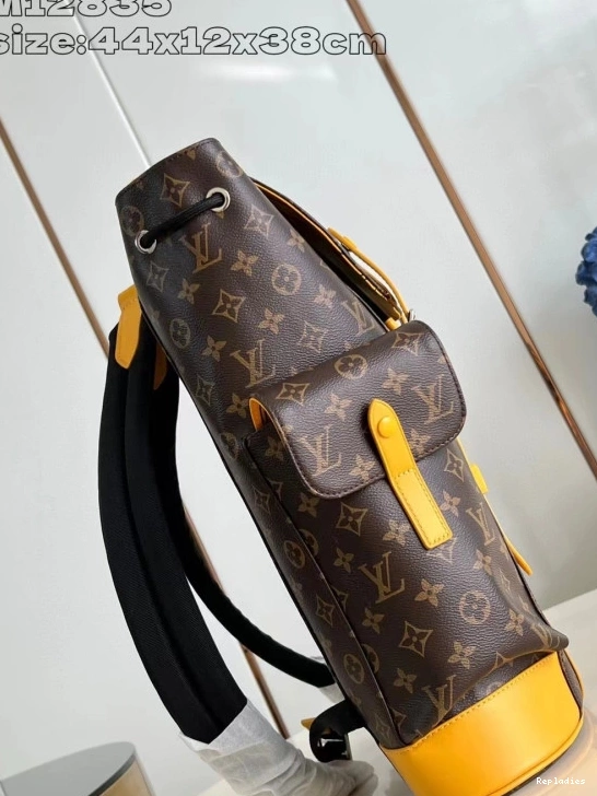 Cheap Vuitton Christopher Backpack MM-38*44*12.5CM Louis 0727